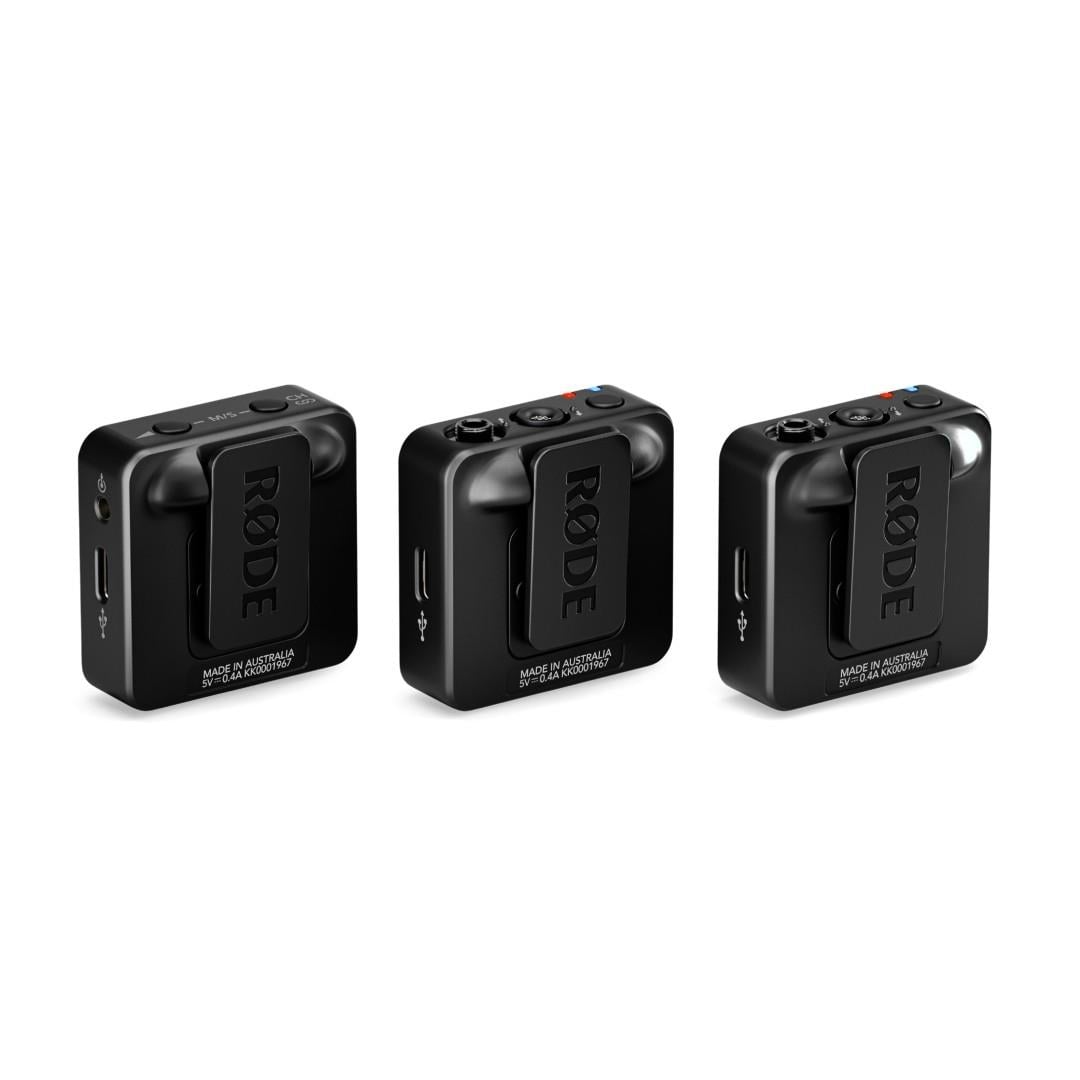 Rode Wireless GO (Gen 3) 2 Kişilik Kablosuz Yaka Mikrofonu, 32-Bit Ses Kayıt Cihazı
