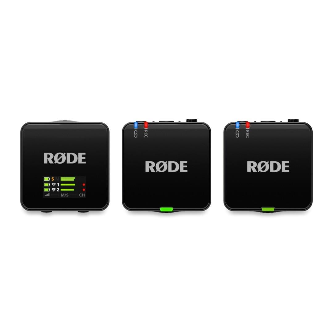 Rode Wireless GO (Gen 3) 2 Kişilik Kablosuz Yaka Mikrofonu, 32-Bit Ses Kayıt Cihazı