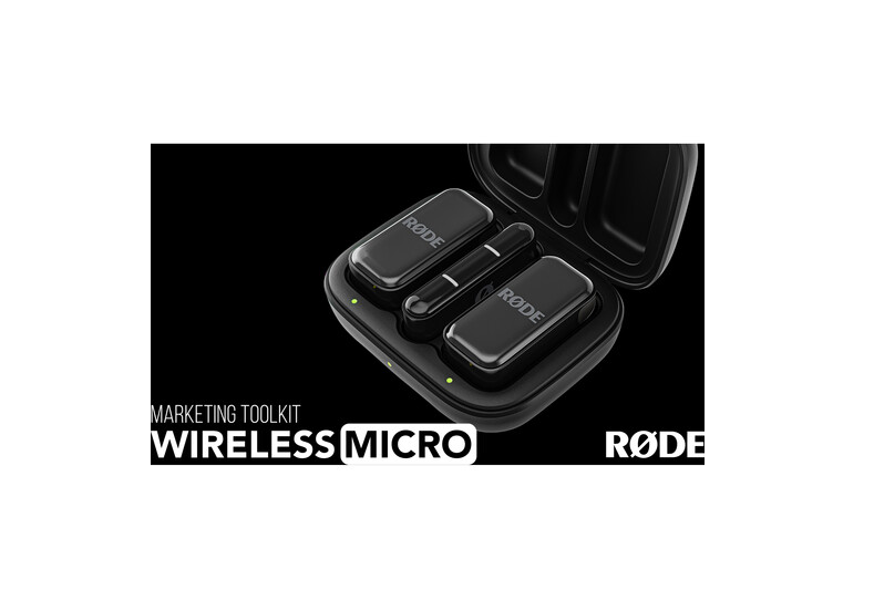 Rode Wireless Micro 2 kişilik yakamikrofonu USB-C Siyah