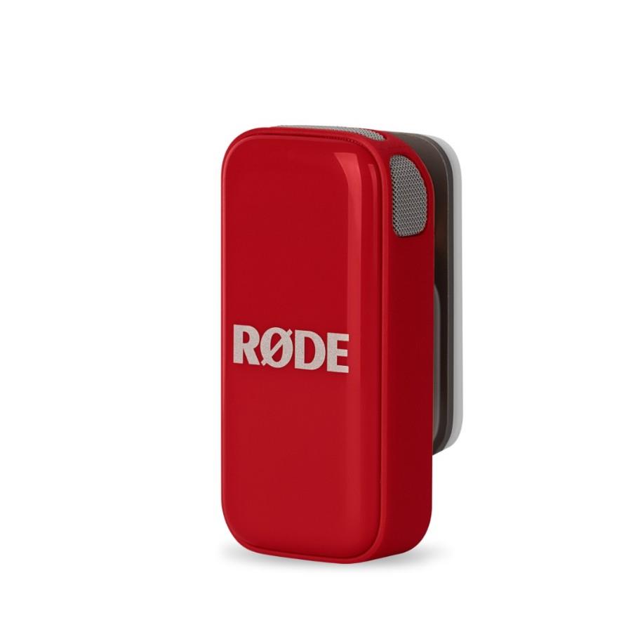 Rode Wireless Micro 2 kişilik yakamikrofonu USB-C (Kırmızı)