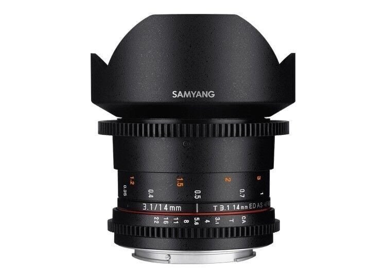 Samyang 14mm T3.1 ED AS IF UMC II MFT Mount Cine Lens
