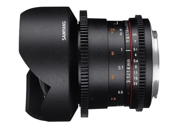 Samyang 14mm T3.1 ED AS IF UMC II MFT Mount Cine Lens