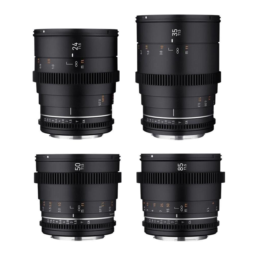 SAMYANG 24/35/50/85 VDSLR MK II 4'lü Sine Lens Seti (Sony E)