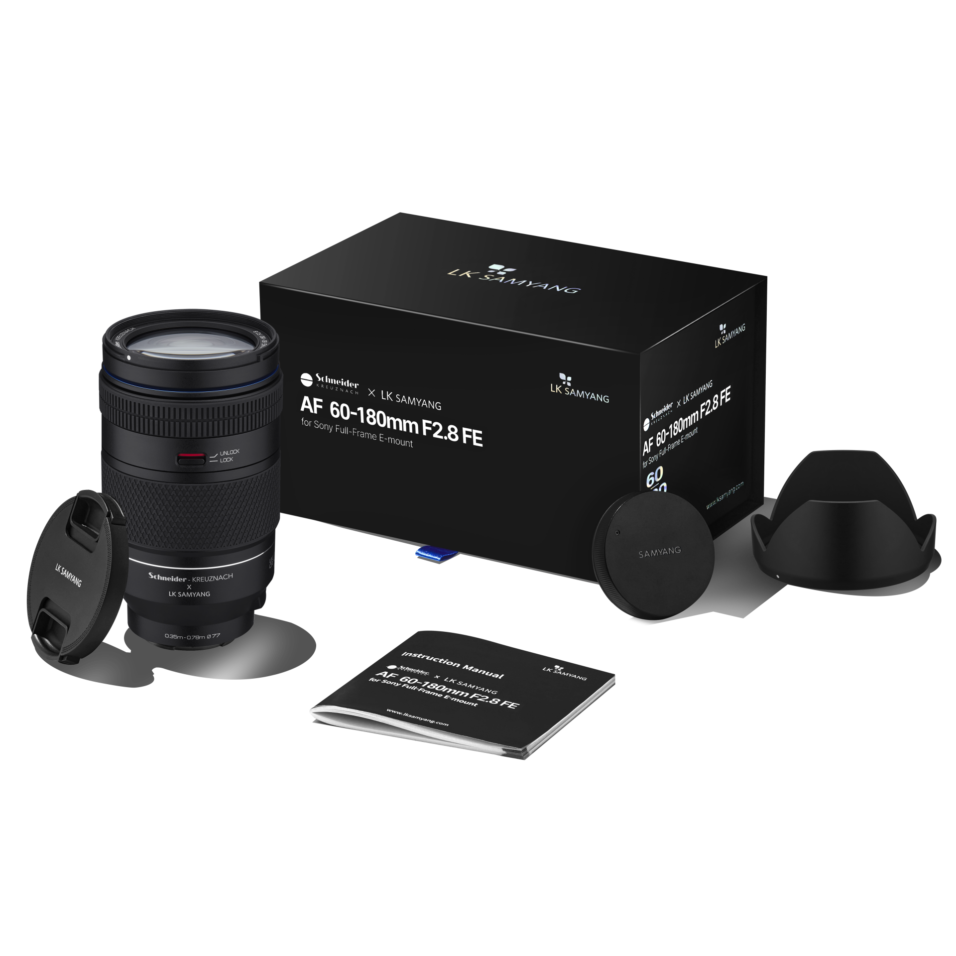 Samyang AF 60-180mm F2.8 FE Zoom Lens (Sony E Mount) + Marumi FS PLUS UV 77mm HEDİYELİ
