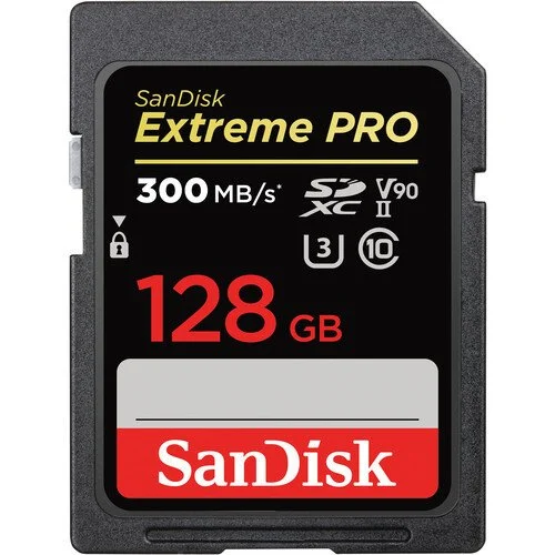 SanDisk 128GB Extreme PRO SD UHS-II Kart (V90)