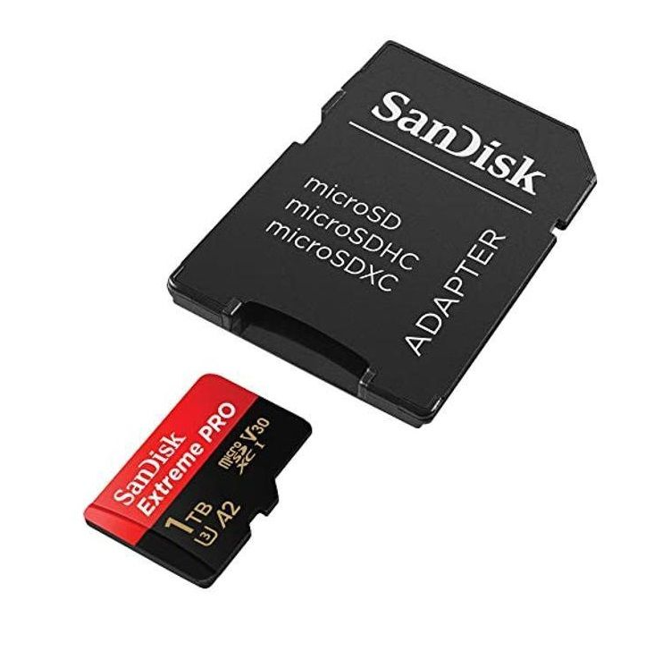 SanDisk 1TB 200/140MB/s microSDXC Extreme Pro UHS-I A2 V30 Hafıza Kartı