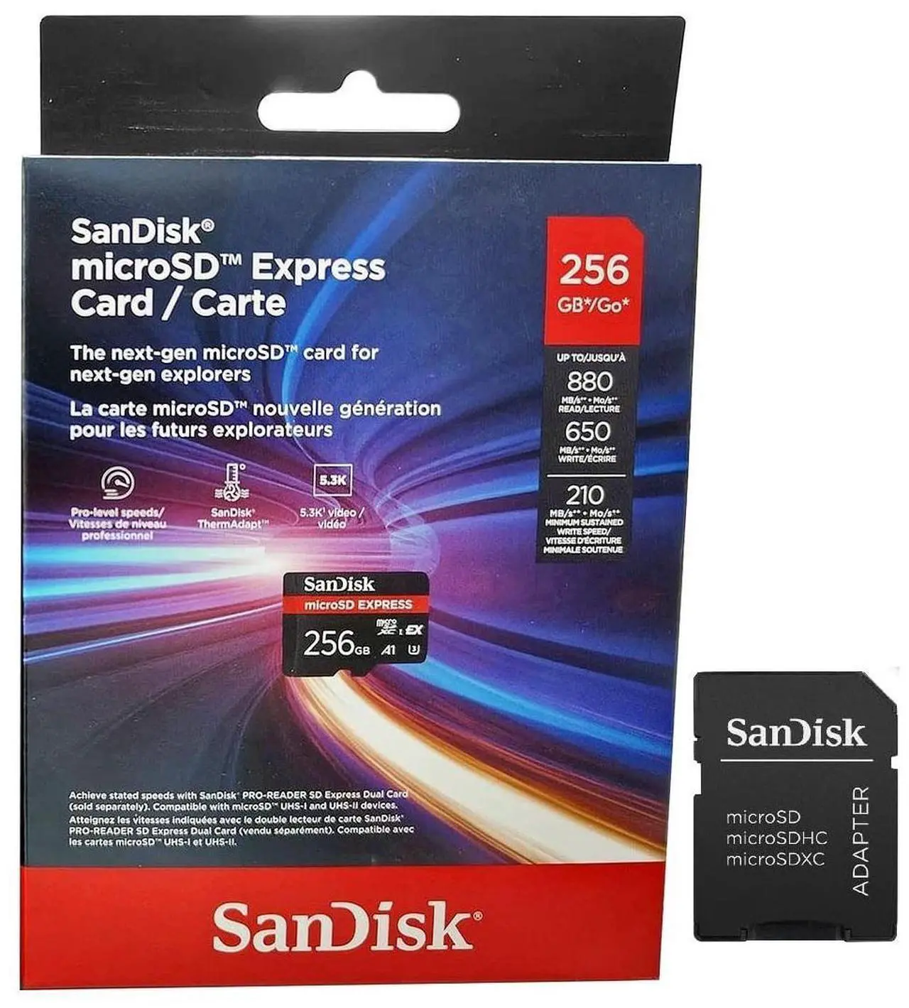 SanDisk 256 GB microSD Express Kart