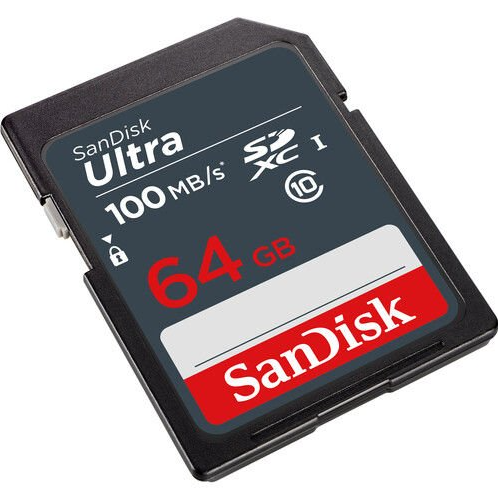 SanDisk 64GB Ultra SD Hafıza Kartı (100 mb/s)