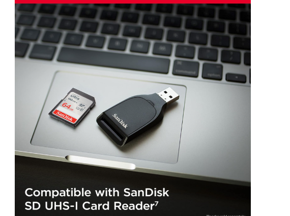 SanDisk 64GB Ultra UHS-I SDXC 140 MB/sn Hafıza Kartı