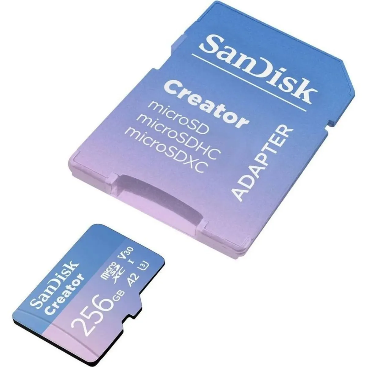 SanDisk Creator 256 GB (190 MB/s) UHS-I microSD Hafıza Kartı