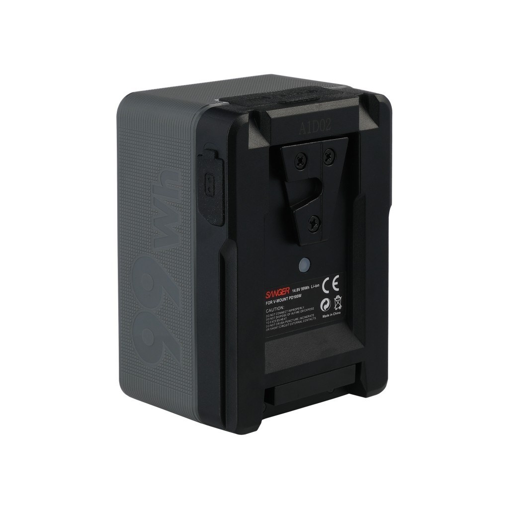 Sanger PRO 99Wh PD100W Mini V-Mount Batarya