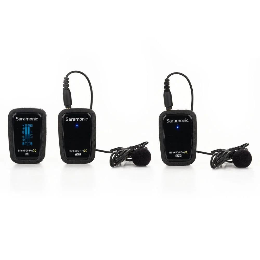 Saramonic Blink 500 ProX B2R Kayıtçılı Kablosuz İkili Yaka Mikrofonu