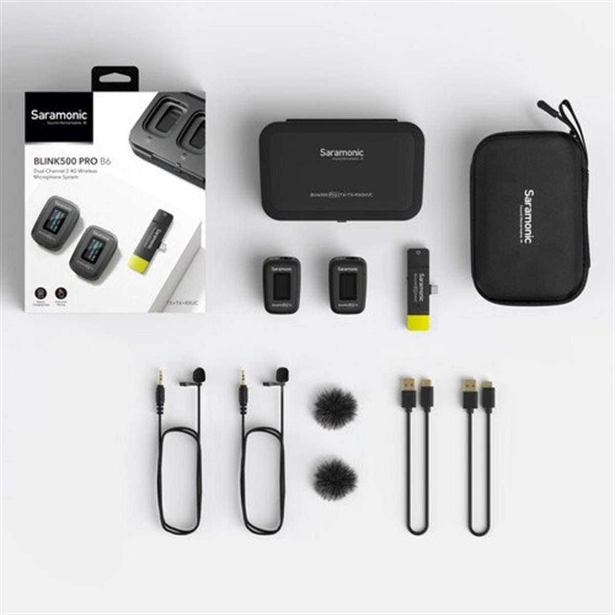 Saramonic Blink500 PRO B6 Kablosuz Yaka Mikrofonu (Android)