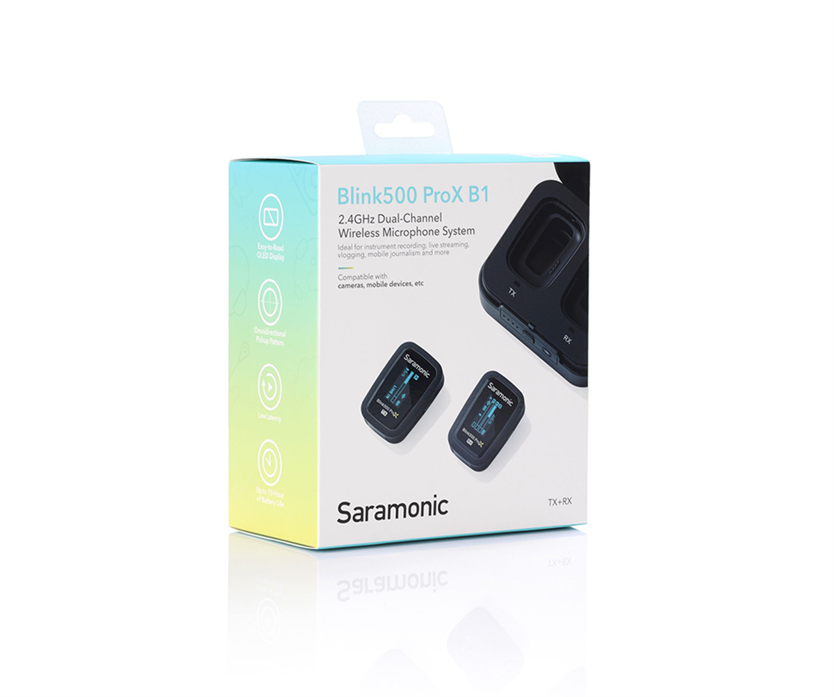Saramonic Blink500 ProX B1 Kablosuz Tekli Mikrofon