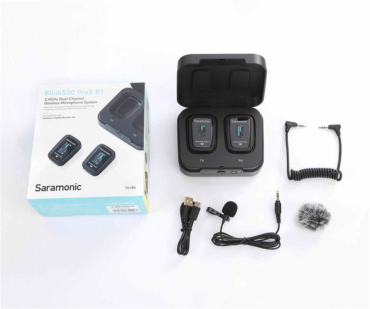 Saramonic Blink500 ProX B1 Kablosuz Tekli Mikrofon