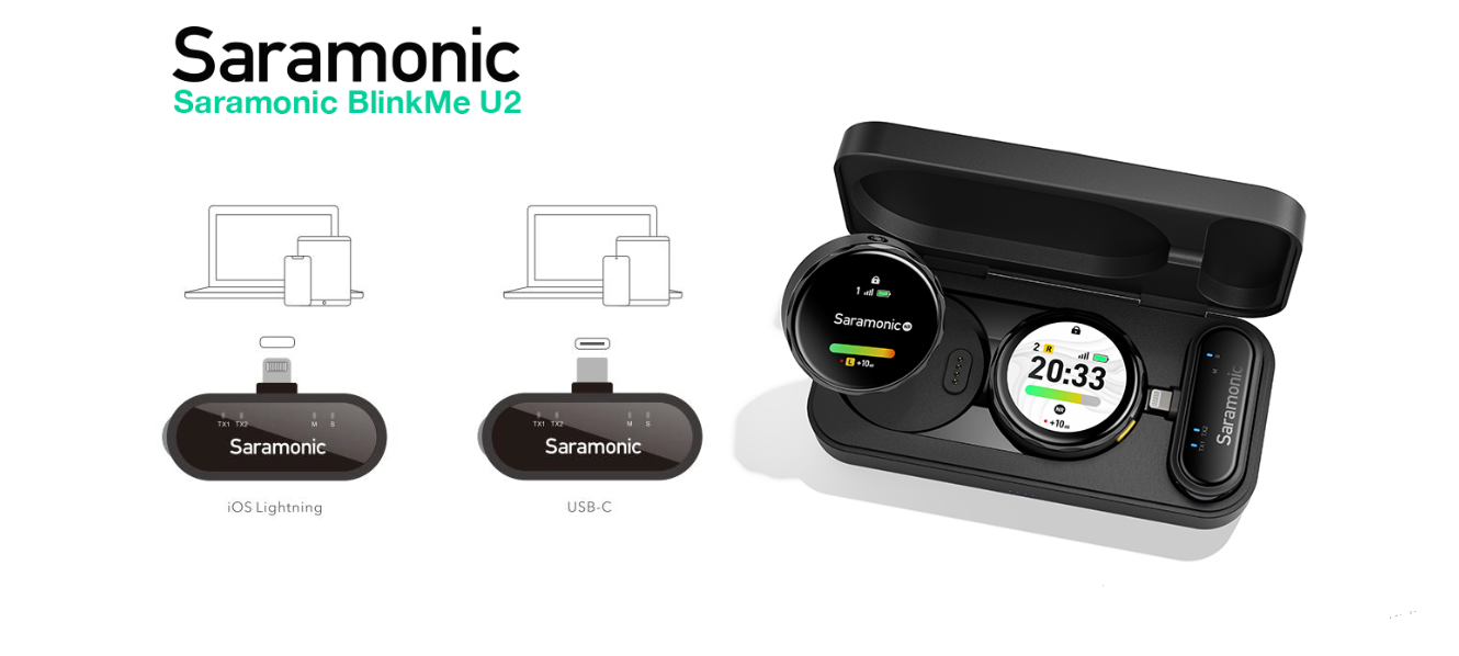 SARAMONIC BLINKME U2 KABLOSUZ MİKROFON