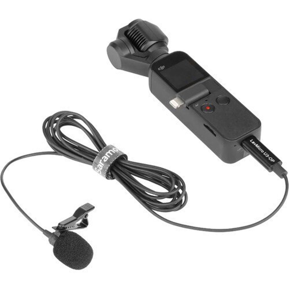 Saramonic LavMicro U3-OP Osmo Pocket için Çok Yönlü Yaka Mikrofonu