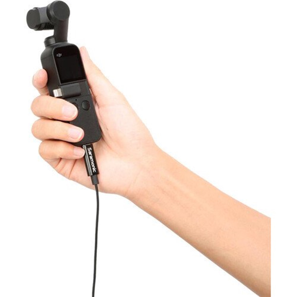Saramonic LavMicro U3-OP Osmo Pocket için Çok Yönlü Yaka Mikrofonu