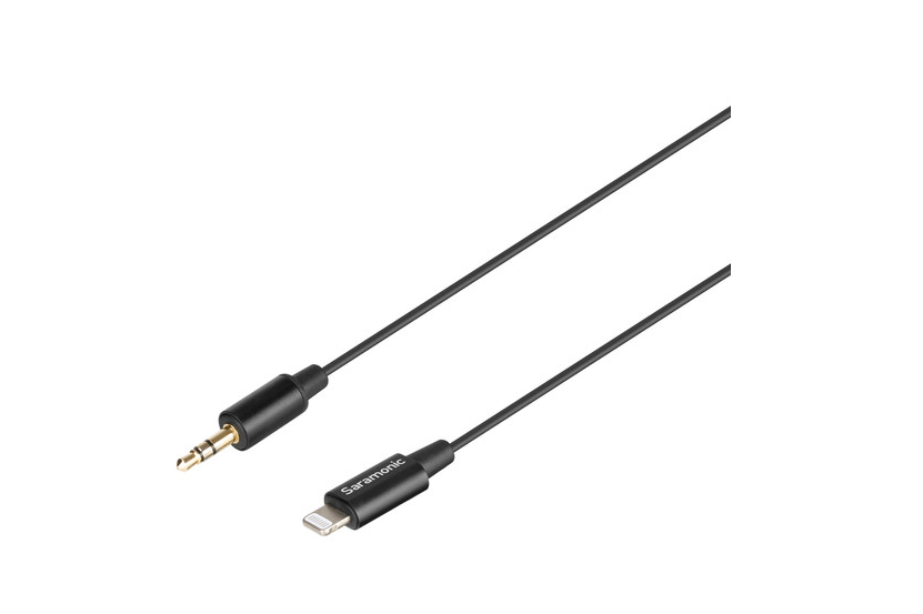 Saramonic SR-C2000 3,5 mm TRS Erkek - iPhone Ses için Lightning Adaptör Kablosu