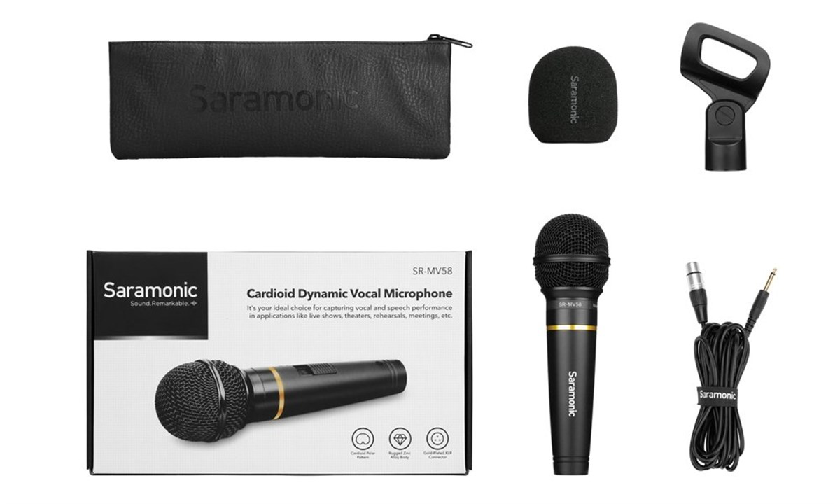 Saramonic SR-MV58 Dinamik Vokal Mikrofonu