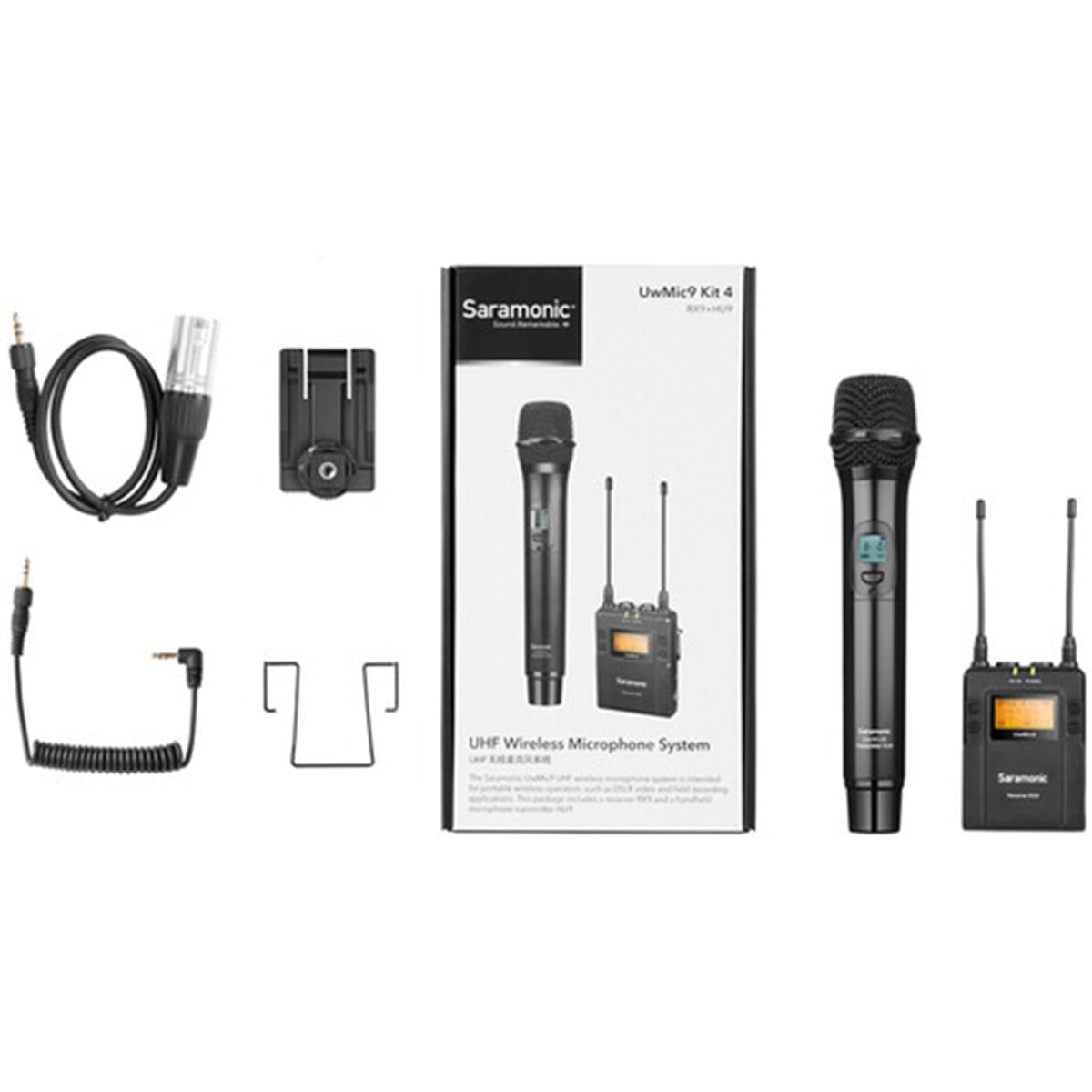 Saramonic UwMic9 (RX9 + HU9) Kablosuz El Mikrofonu