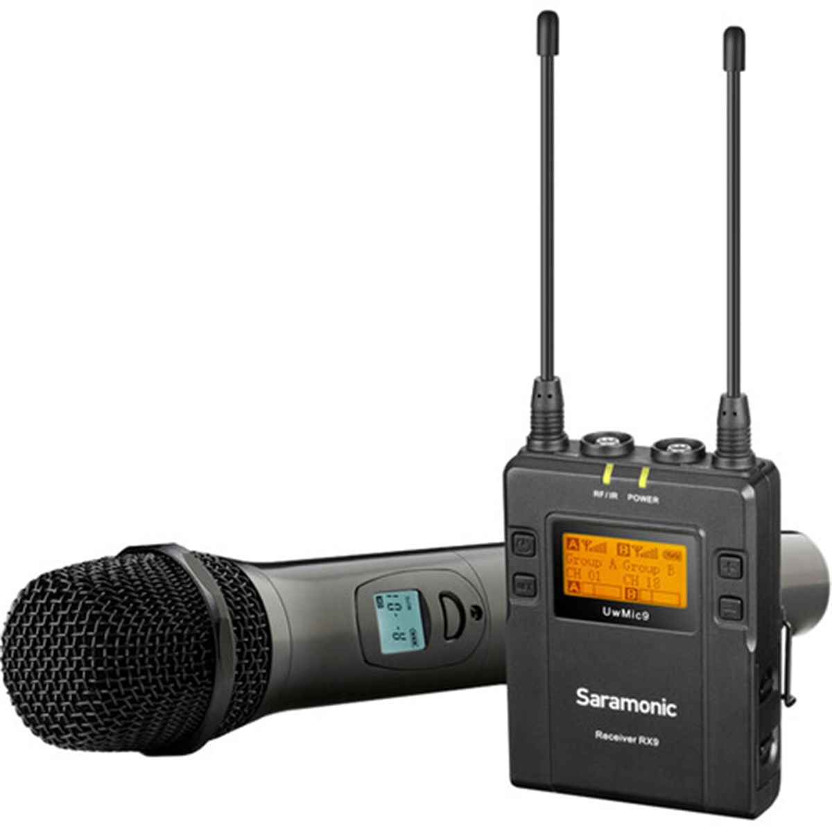 Saramonic UwMic9 (RX9 + HU9) Kablosuz El Mikrofonu