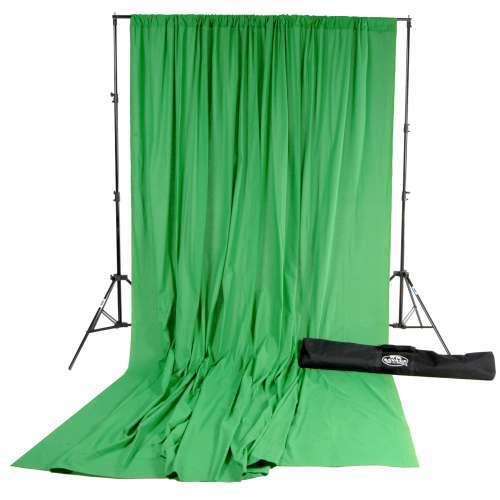 Savage (U.S.A) Chroma Green Solid Muslin Backdrop (Kroma Yeşil Müslin Arka Fon)