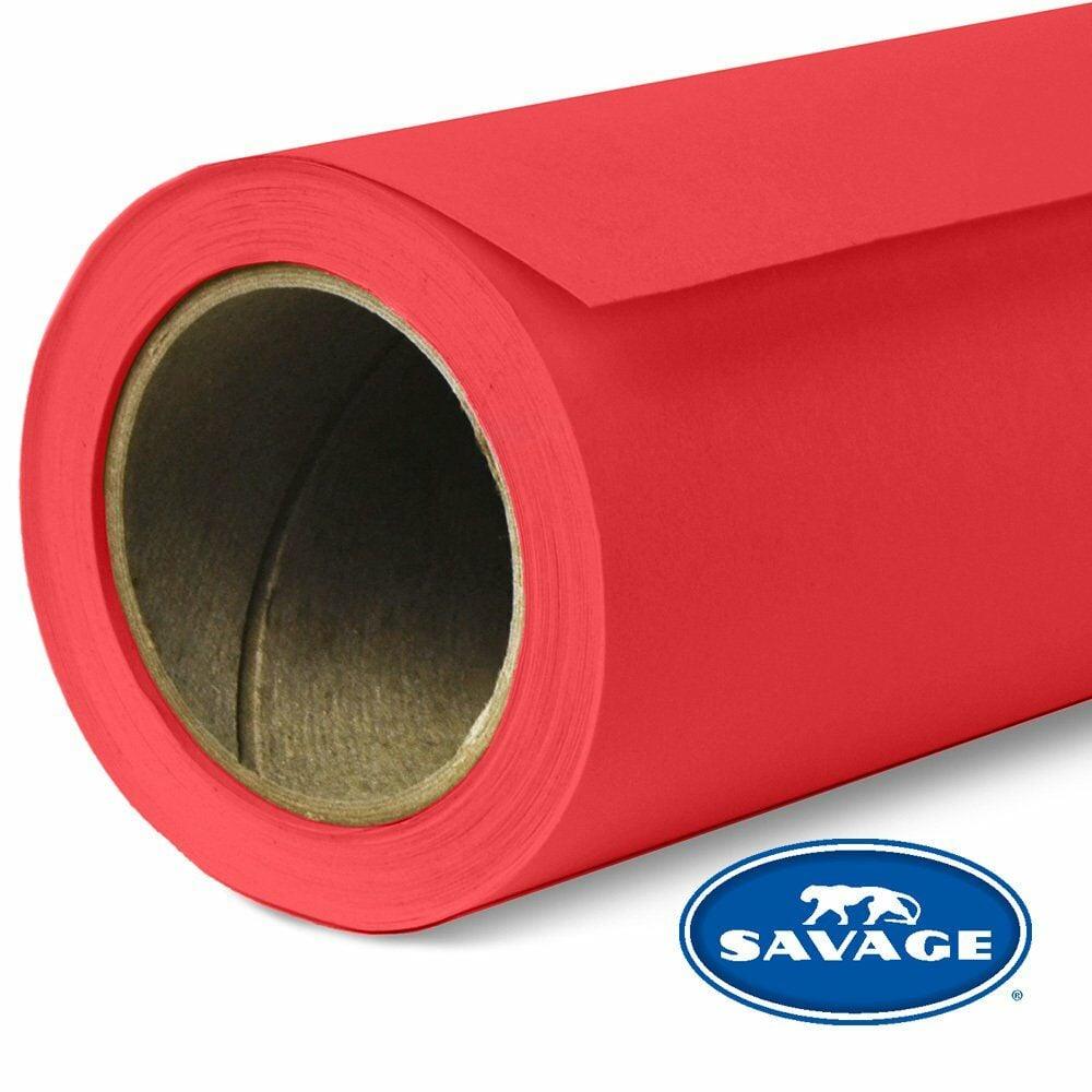Savage (U.S.A) Stüdyo Kağıt Fon Primary Red 135x1100 cm
