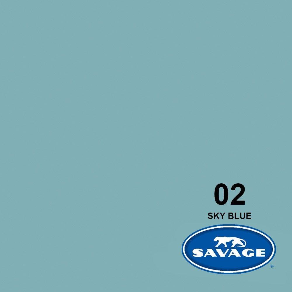 Savage (U.S.A) Stüdyo Kağıt Fon Sky Blue 271x1100 cm