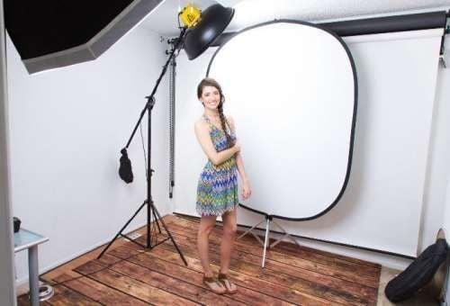 Savage (U.S.A) Teal/White Collapsible Backdrop (Katlanabilir Beyaz/Yeşil Fon)