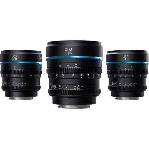 Sirui Night Walker T1.2 S35 Sony E Mount Cine Prime 3'lü Lens Kit