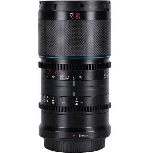 Sirui Saturn 35mm T2.9 1.6x Full-Frame Karbon Fiber Anamorfik Lens (E Mount, Mavi Flare)
