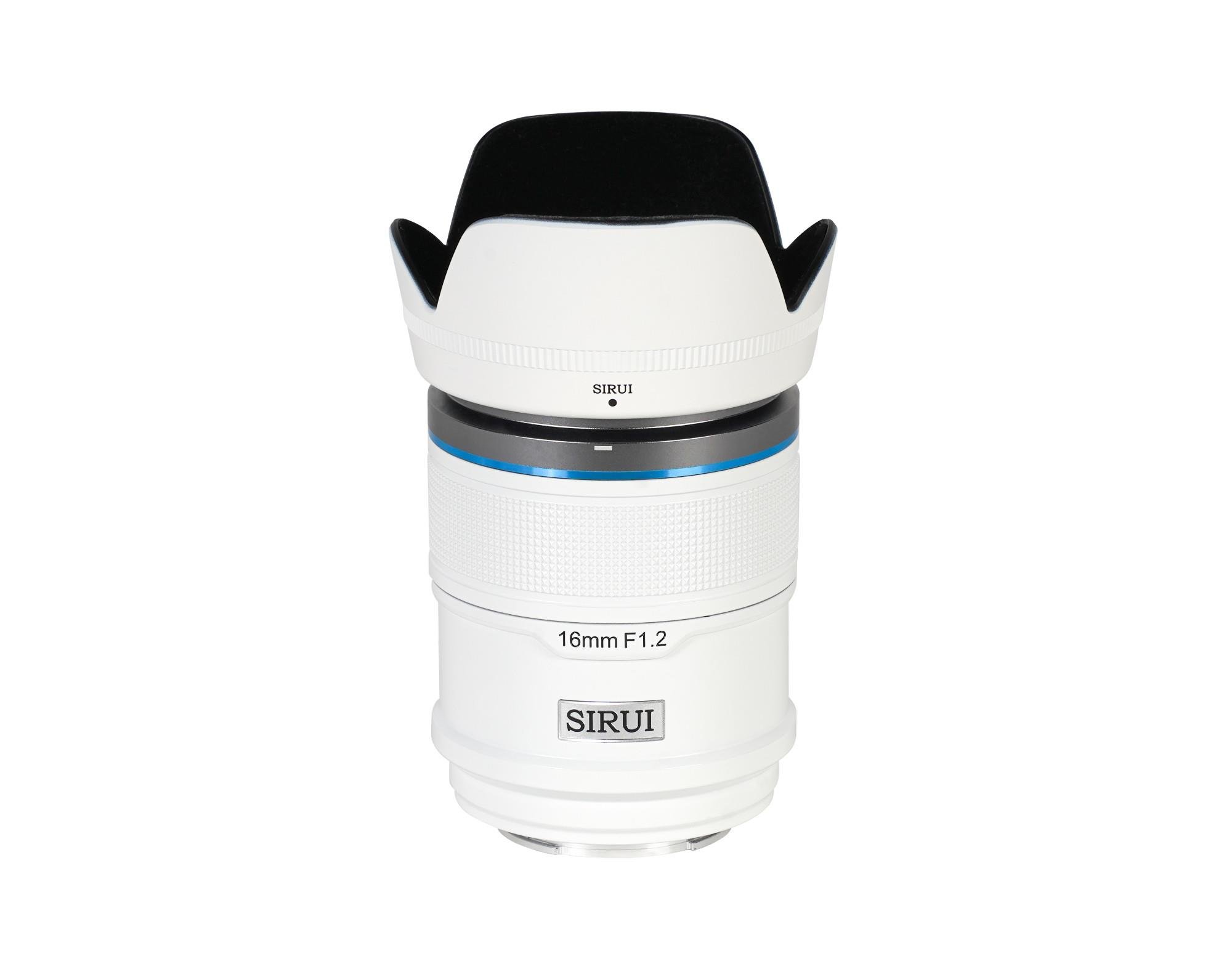 SIRUI Sniper 16mm f1.2 APSC Auto-Focus Lens for Fujifilm X mount – White