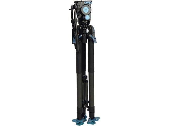 Sirui SVT75 PRO Rapid Karbon Fiber Video Tripod Kiti (SVH15 Kafa ile)