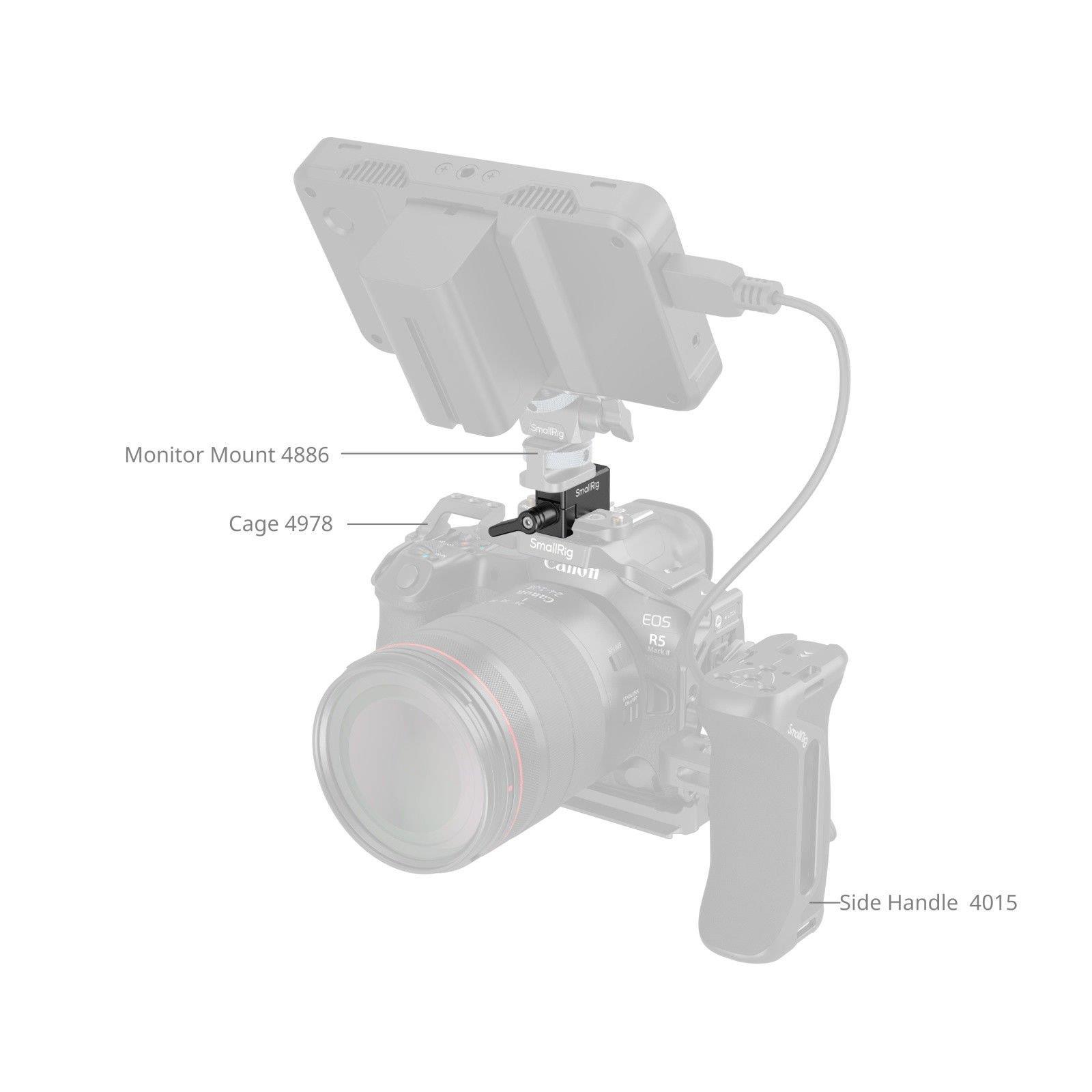 SmallRig 1973B Evrensel NATO Kelepçe Desteği