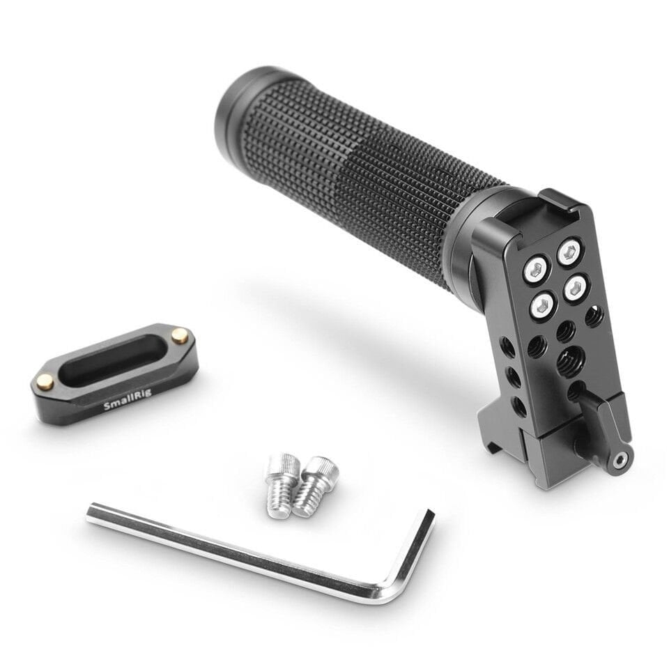SmallRig 2084B NATO Tutamağı (Kauçuk) Emniyet Rayı ile
