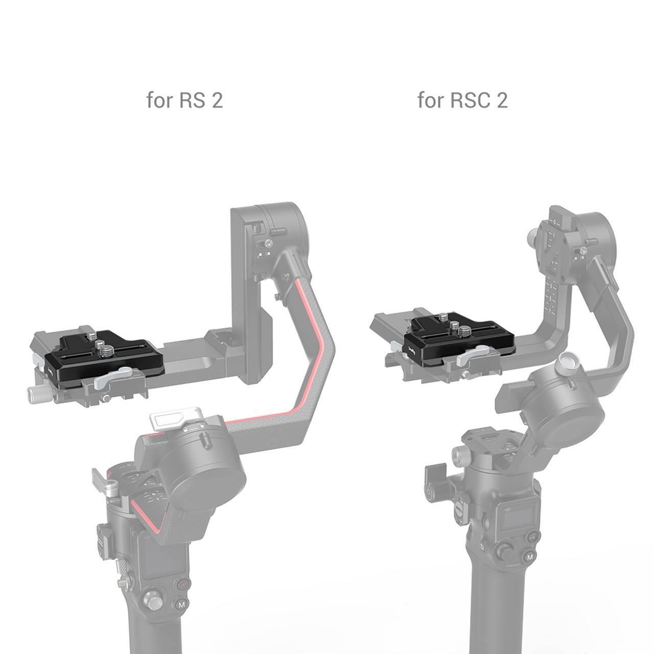 SmallRig 3162B DJI RS 2 / RSC 2 RS 3 / RS 3 Gimbal için Genişletilmiş Arca-Tipi Hızlı Çıkarma Plakası