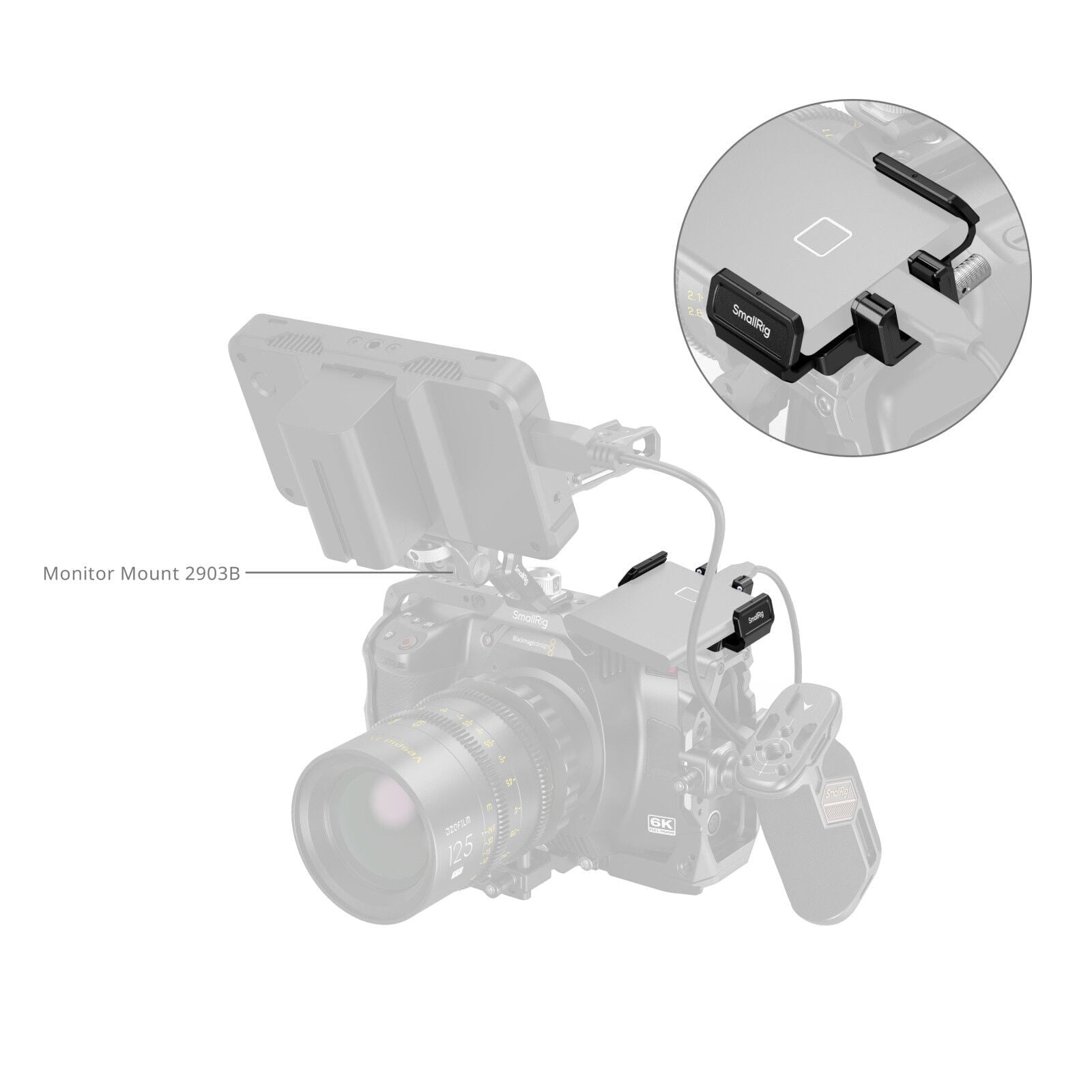 SmallRig 3272B SSD Kelepçesi Samsung T5 / T7 / T7 Shield / T9  ile uyumlu