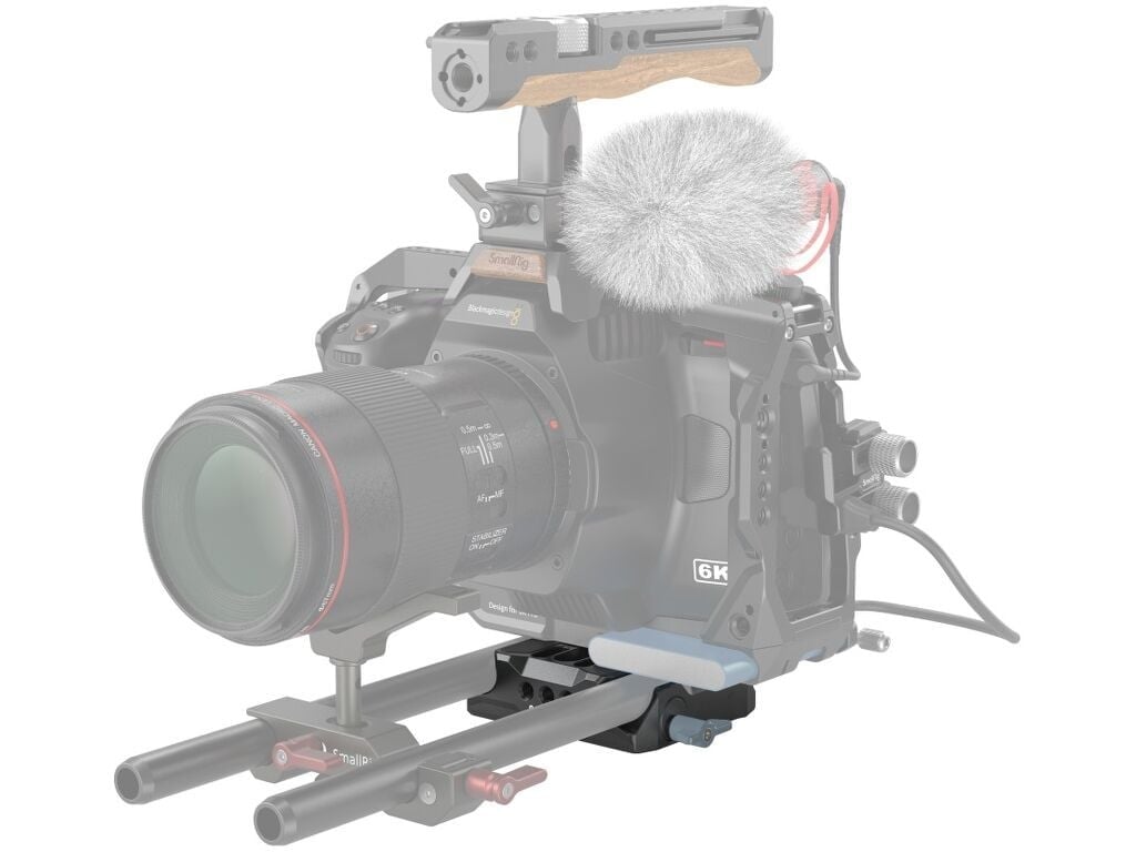 SmallRig 3357 Çift 15mm Çubuk Kelepçeli Evrensel Taban Plakası Baseplate