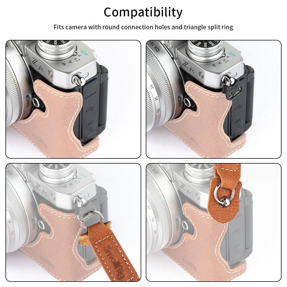 SmallRig 3485 Deri Kamera Boyun Askısı
