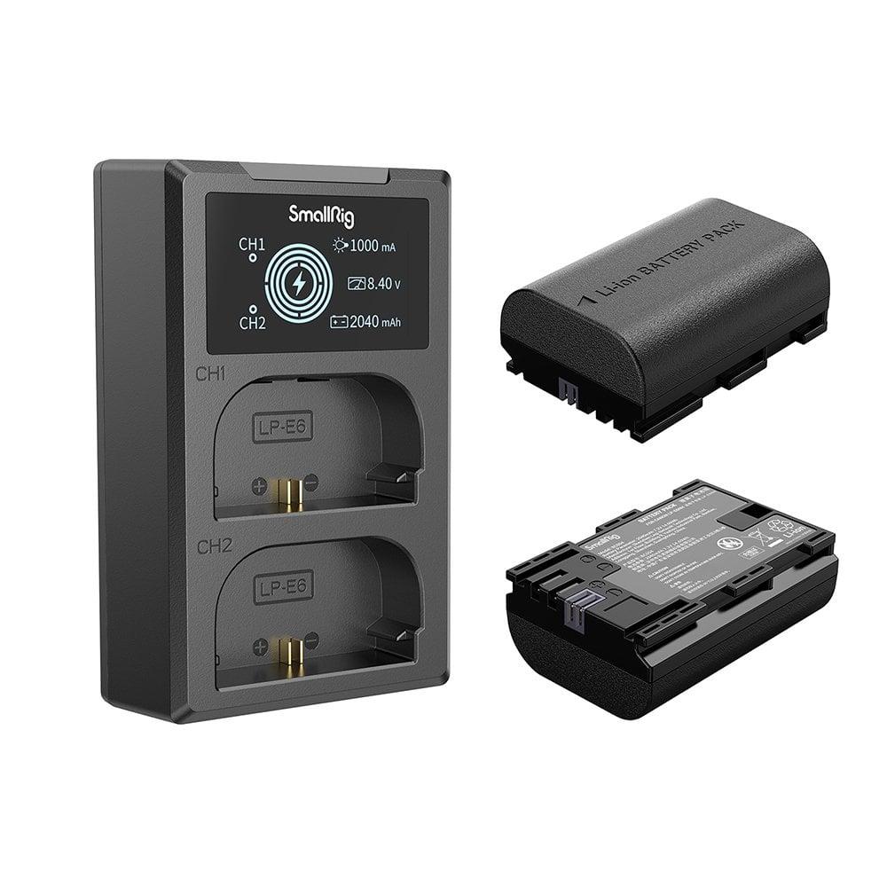 SmallRig 3821 LP-E6NH Kamera Pili ve Şarj Aleti Seti