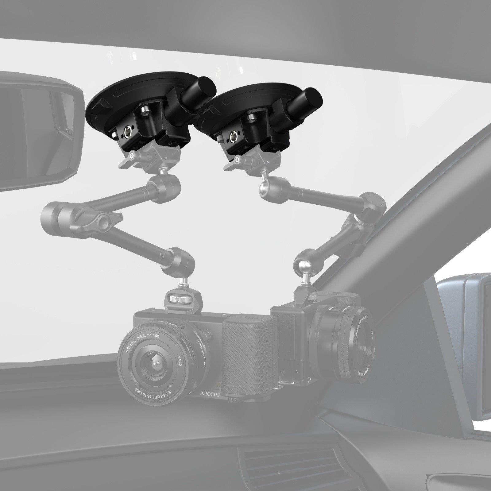 SmallRig 4122B 4'' Vakumlu Kamera Montaj Desteği Araç Çekim Vantuzu