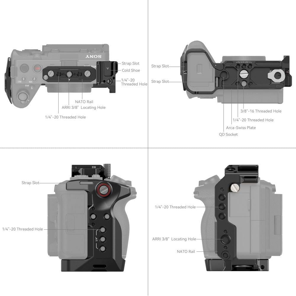 SmallRig 4183 Sony FX30 / FX3 için Kafes