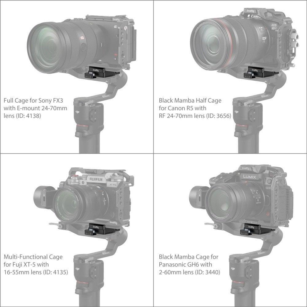 SmallRig 4195 DJI RS 3 Mini  için  Arca-Swiss Montaj Plakası
