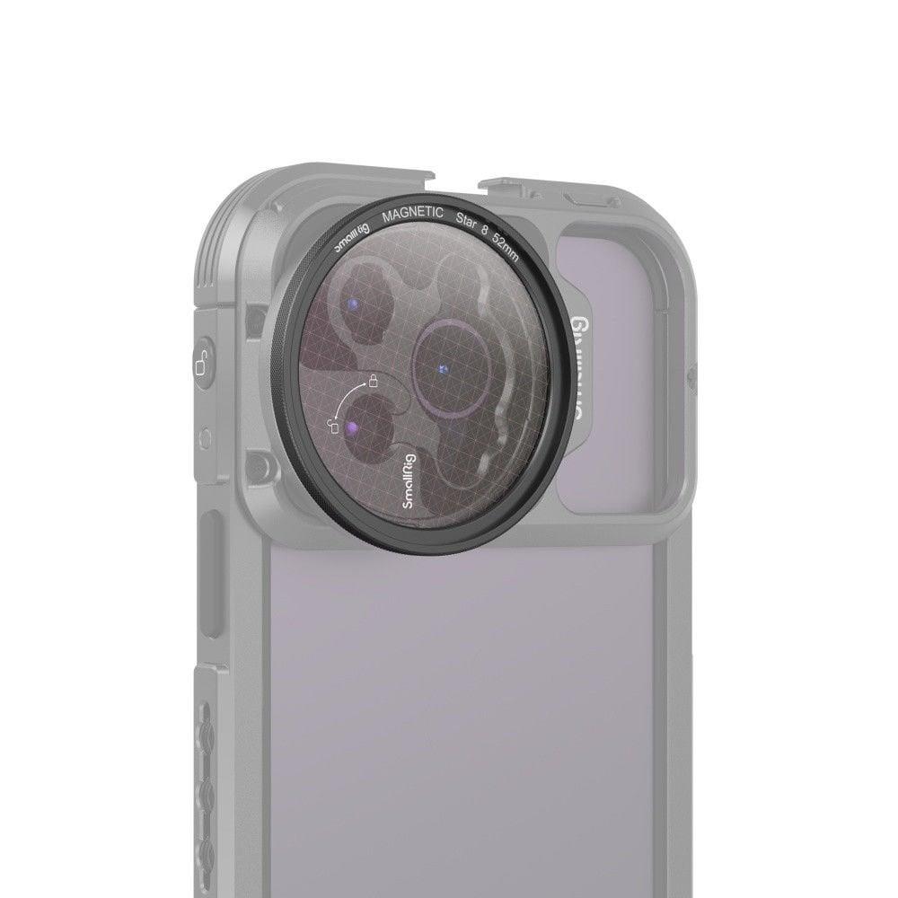 SmallRig 4218 MagEase Manyetik Yıldız-Çapraz Filtre (8 Nokta) 52mm