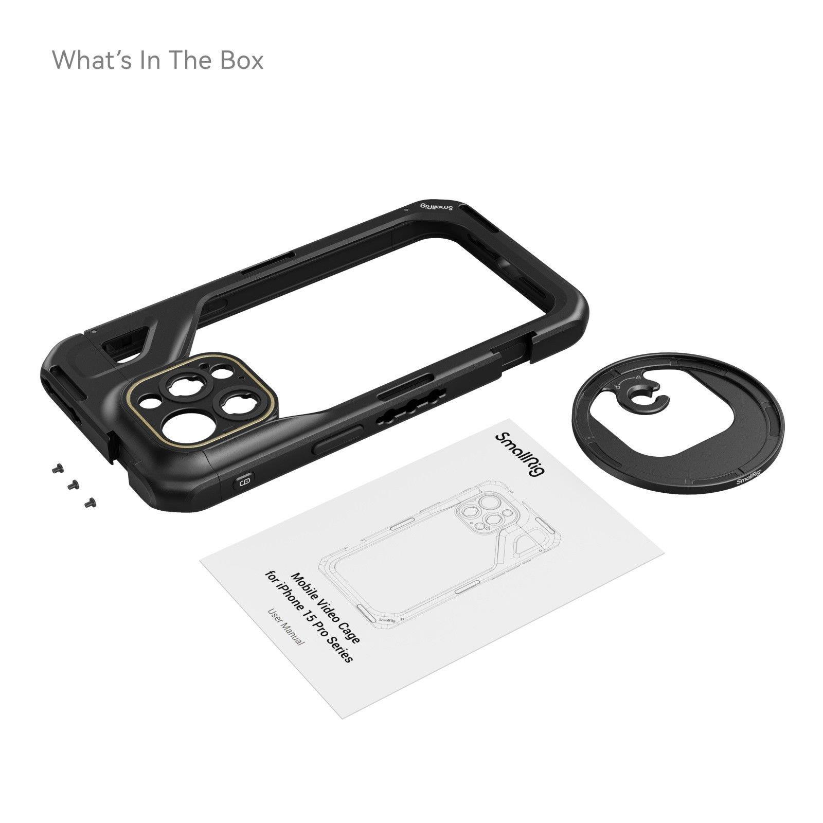 SmallRig 4391 iPhone 15 Pro Max  için  Mobil Video Kafesi