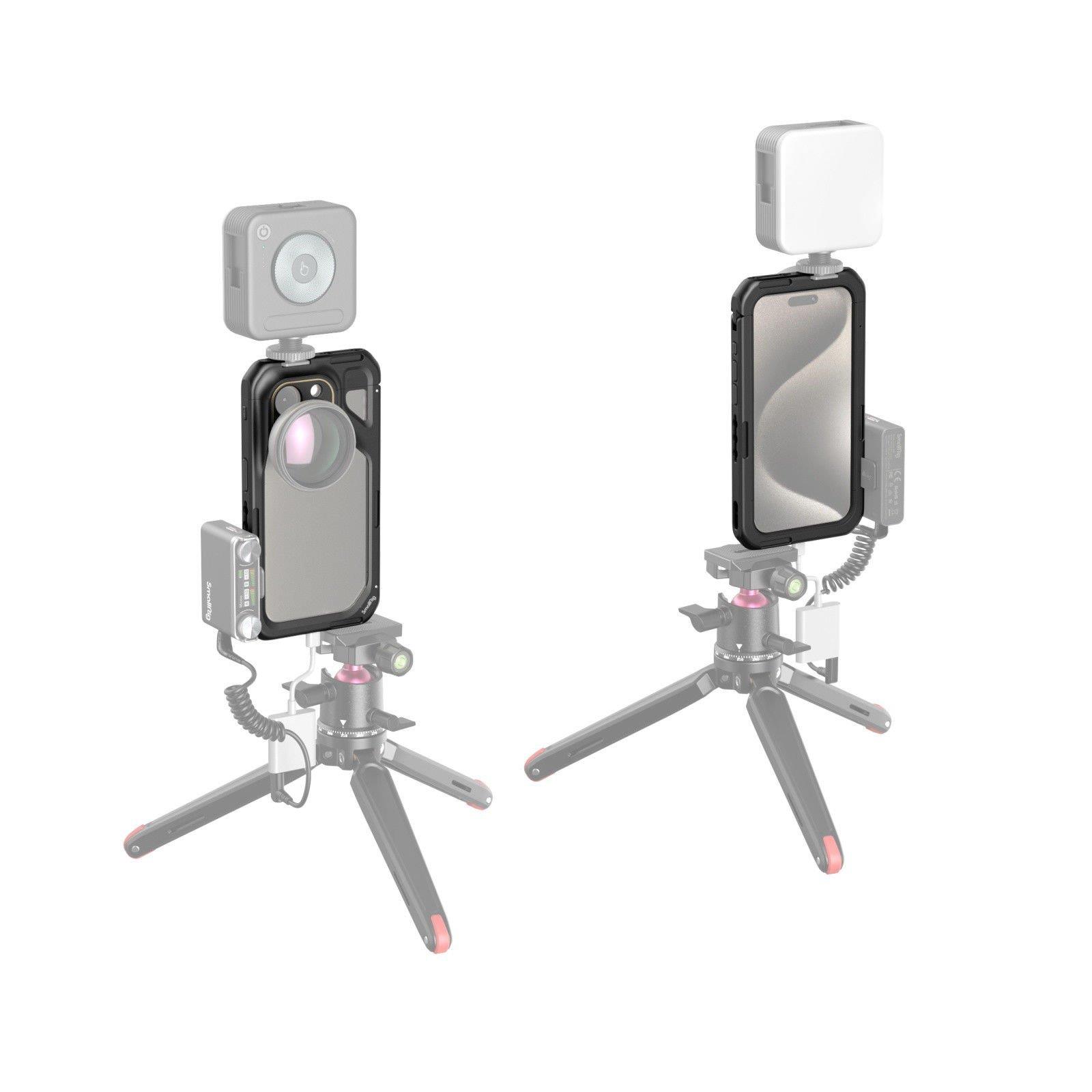 SmallRig 4396 iPhone 15 Pro  için  Mobil Video Kafesi