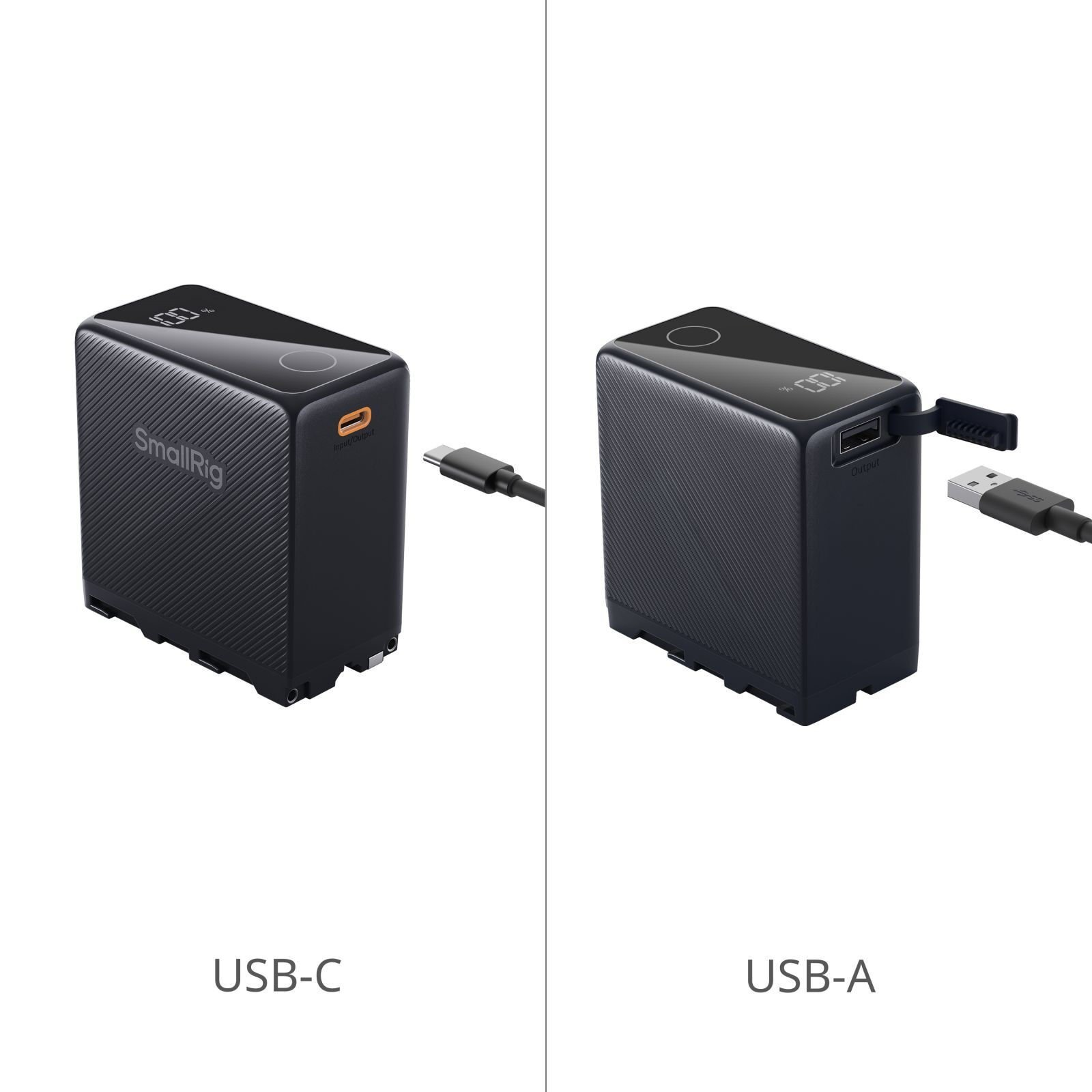 SmallRig 4469 Sony NP-F970 USB-C Şarj Edilebilir Kamera  Pili (Siyah)