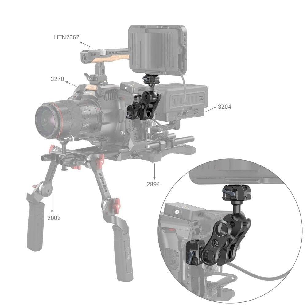 SmallRig 4488 HawkLock H21 Hızlı Çıkarma Sihirli Kol ve Bilyalı Başlık