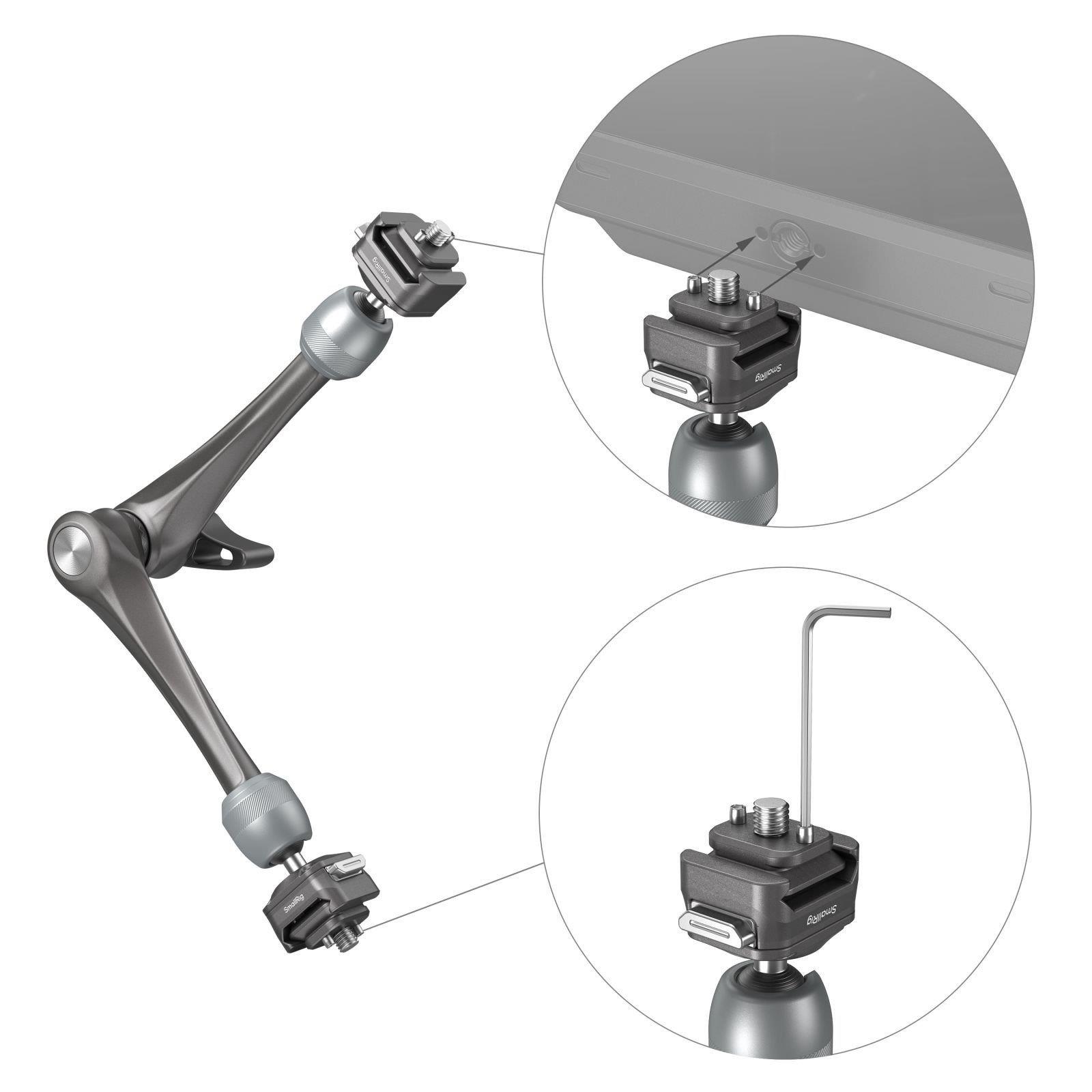 SmallRig 4489 HawkLock H21 Hızlı Çıkarma Rozet Sihirli Kol (11'')